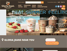 Tablet Screenshot of gloriajeans.com